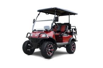 Burgundy Evolution Forester 4 Golf Cart